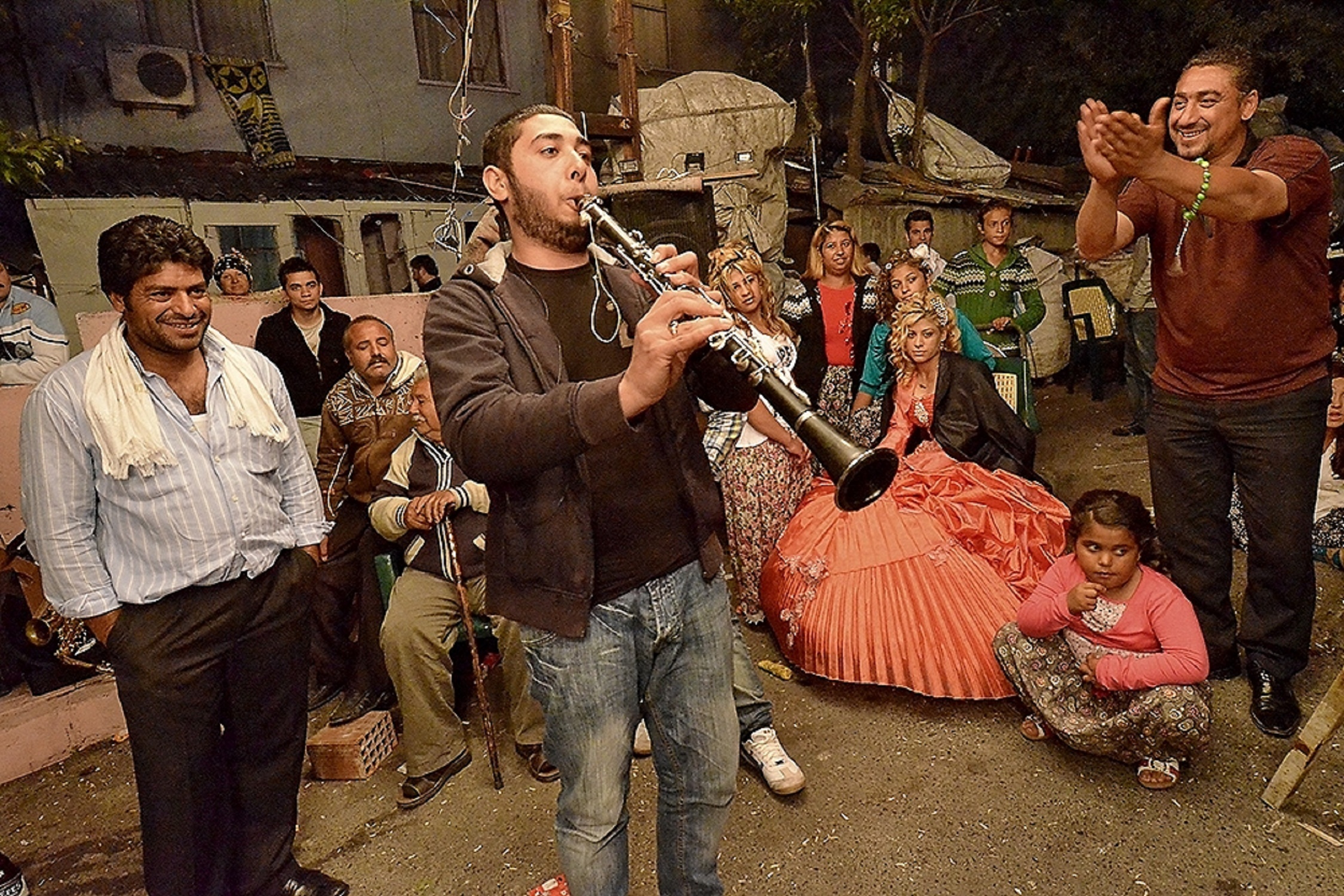 Young Roma Clarinetist in Turkey