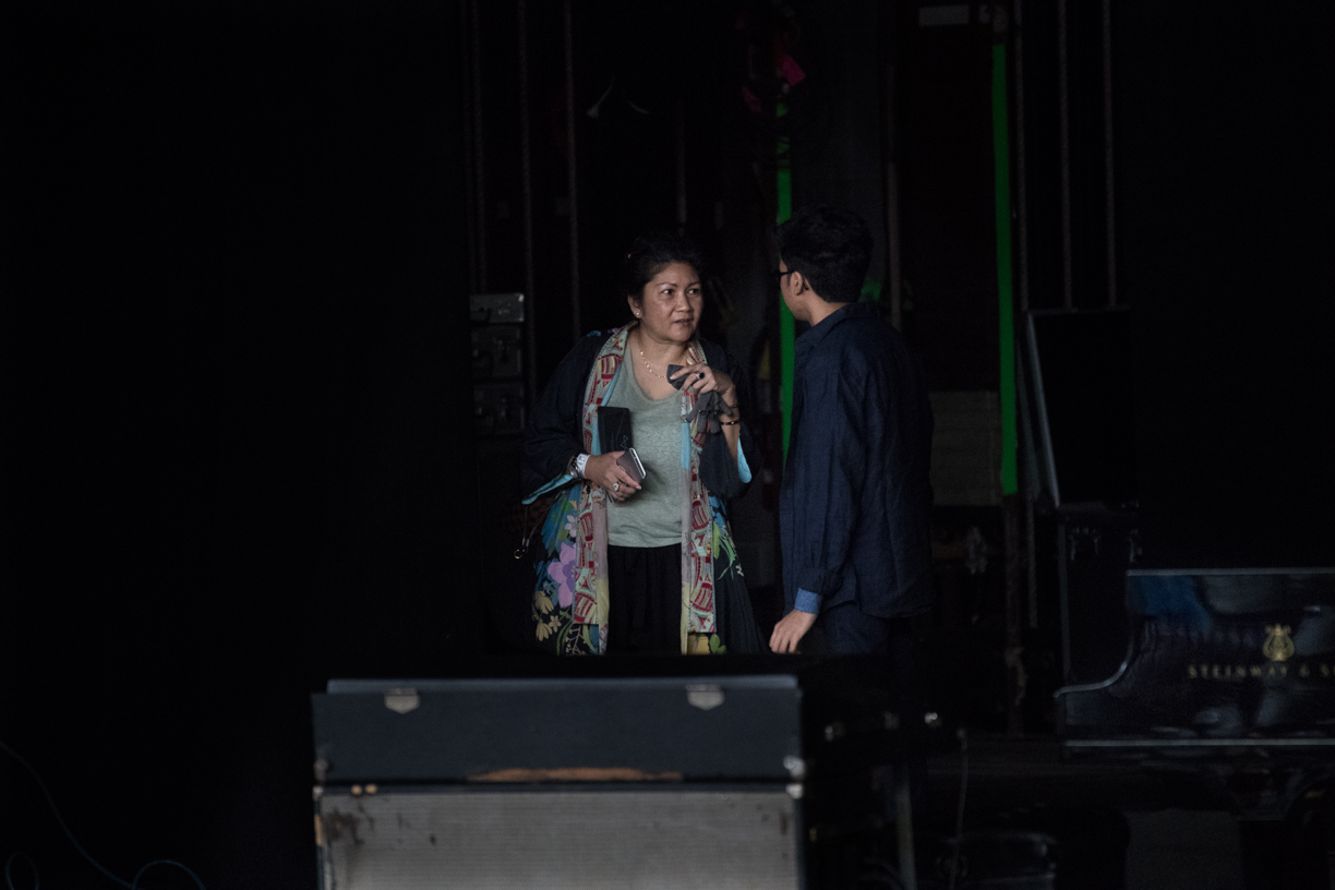 Joey Alexander and Mom at the 2021  Freihofer's Saratoga Jazz Festival