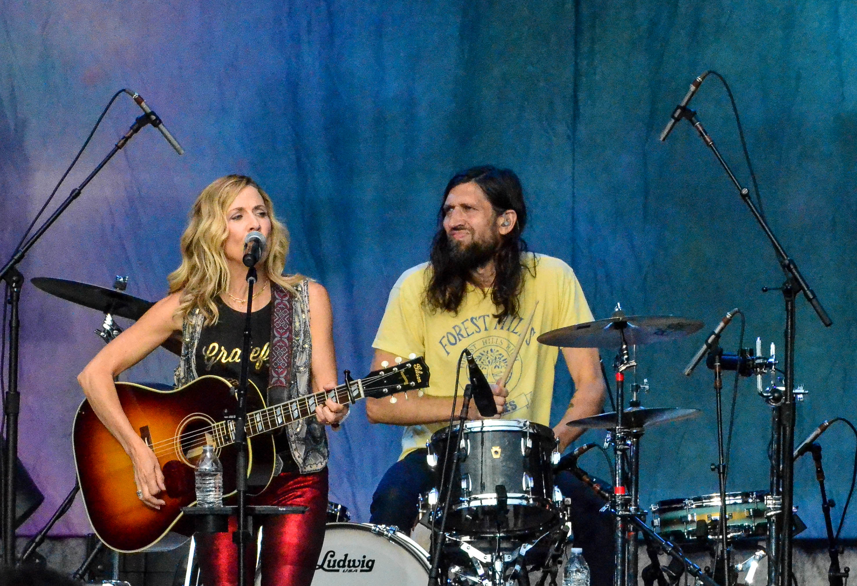 Robert Plant with special guest Sheryl Crow at Forest Hills Stadium.
