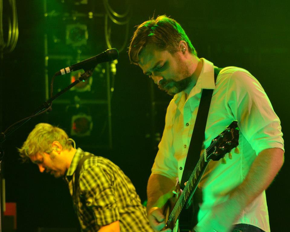 David Knudson & Jake Snider of Minus the Bear, Best Buy Theater, NYC, 9/29/2012