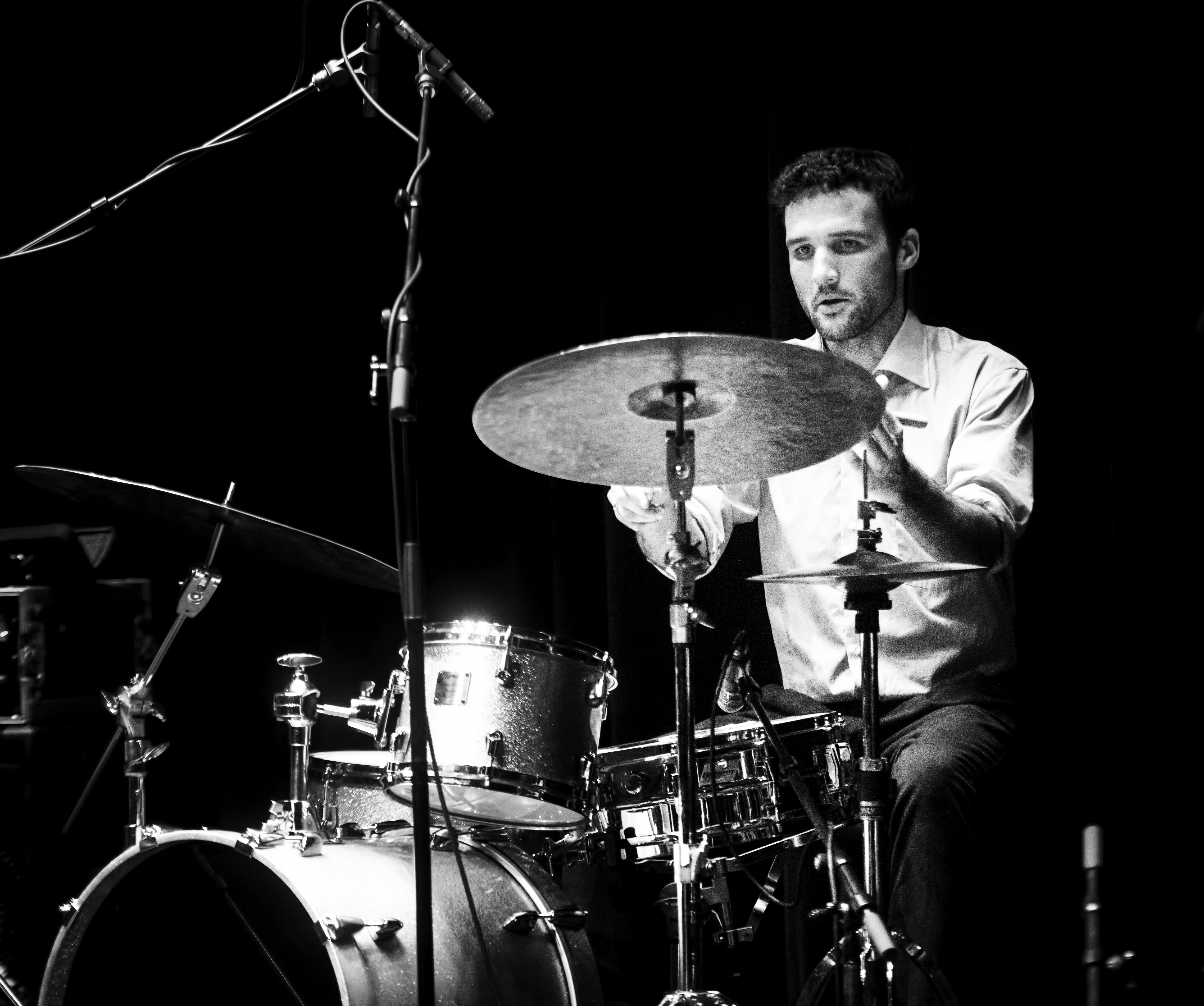 Evan Cartwright with the Brodie West Quintet at the Guelph Jazz Festival 2019