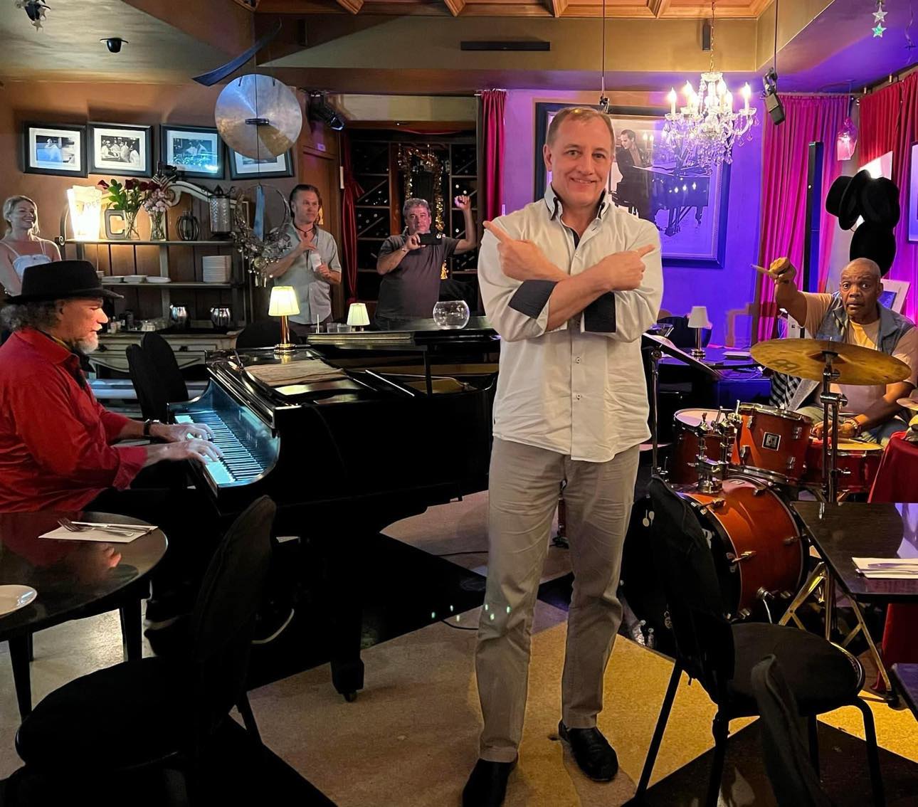 Robert C. Ford, Carli Muñoz (Beach Boys) & Gerry Brown (Diana Ross, Stevie Wonder, Stanley Clarke) @ Carli's Fine Bistro (Old San Juan, Puerto Rico)