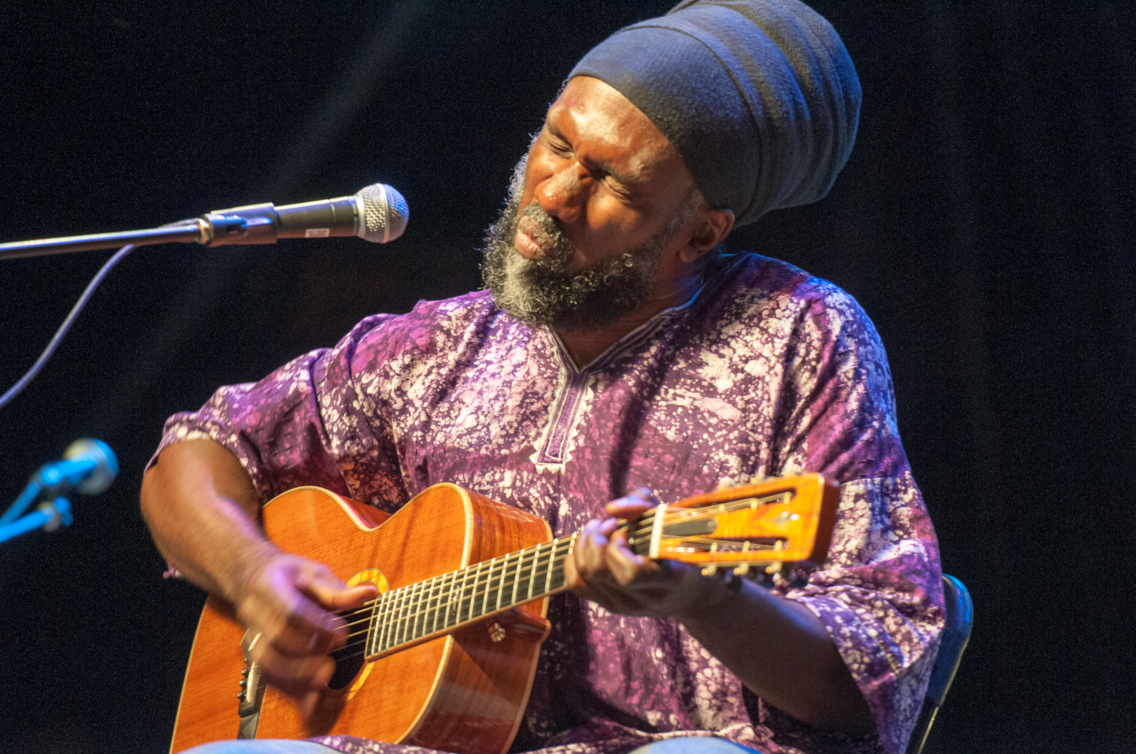 Corey Harris with the Rasta Blues Experience at the Montreal International Jazz Festival 2012