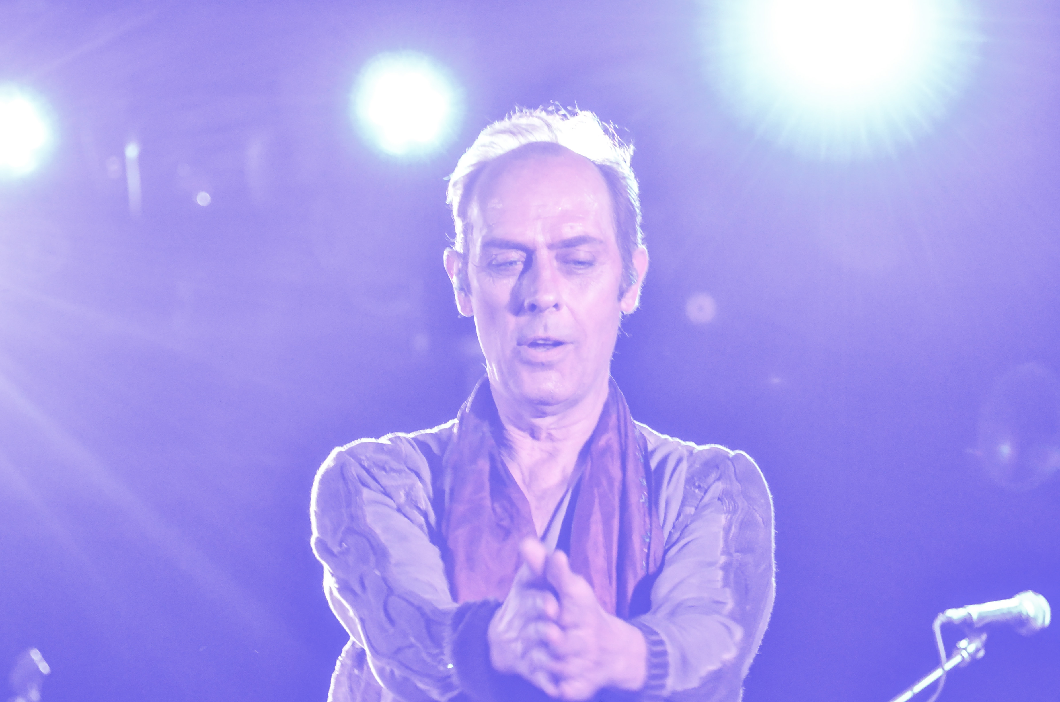 Peter Murphy at Le Poisson Rouge in NYC on 4-22-2016. 