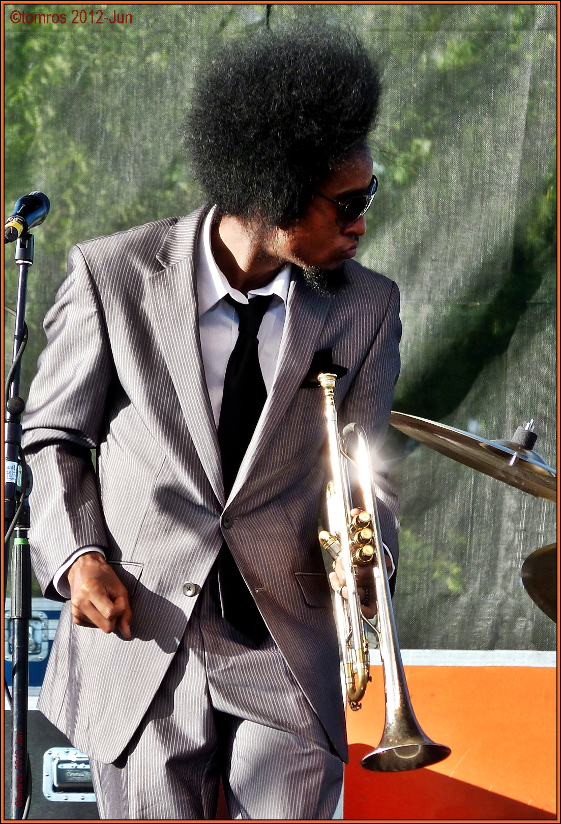 Andre Mali (Lionel Young Band) at Woodbine Park, Toronto