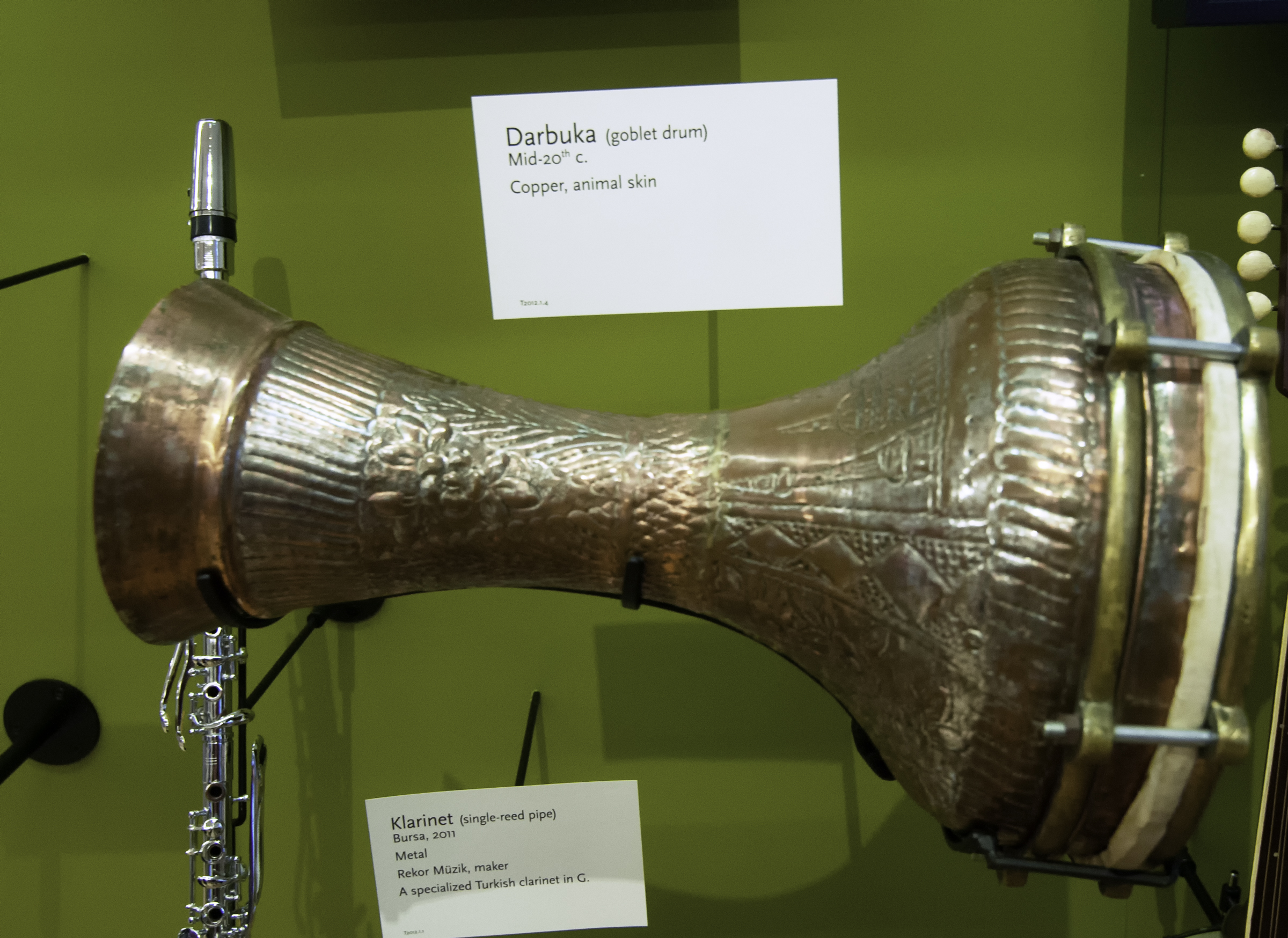 Darbuka On Display At The Musical Instrument Museum (mim) In Phoenix