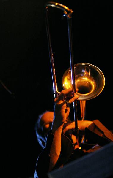 Jean-Jacques Pedretti with "Kawthar" at Catalyse, Geneva, Switzerland, April 2006