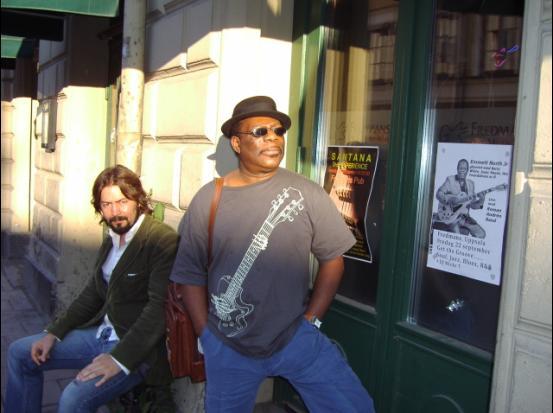 Roman & Emmett Outside Fredman's Club',Uppsala,Sweden,2006'