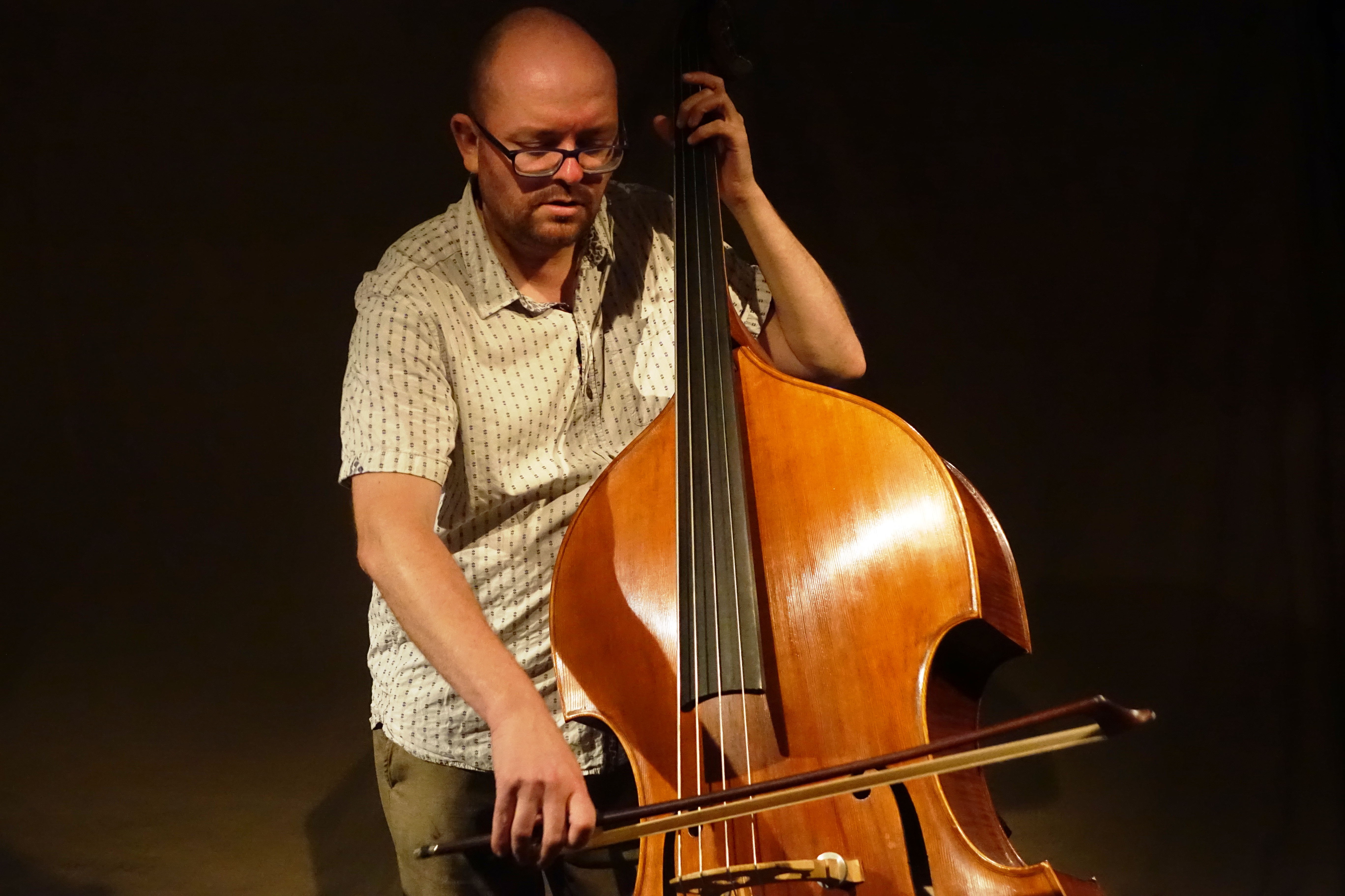 Olie Brice at Cafe Oto, London in July 2019