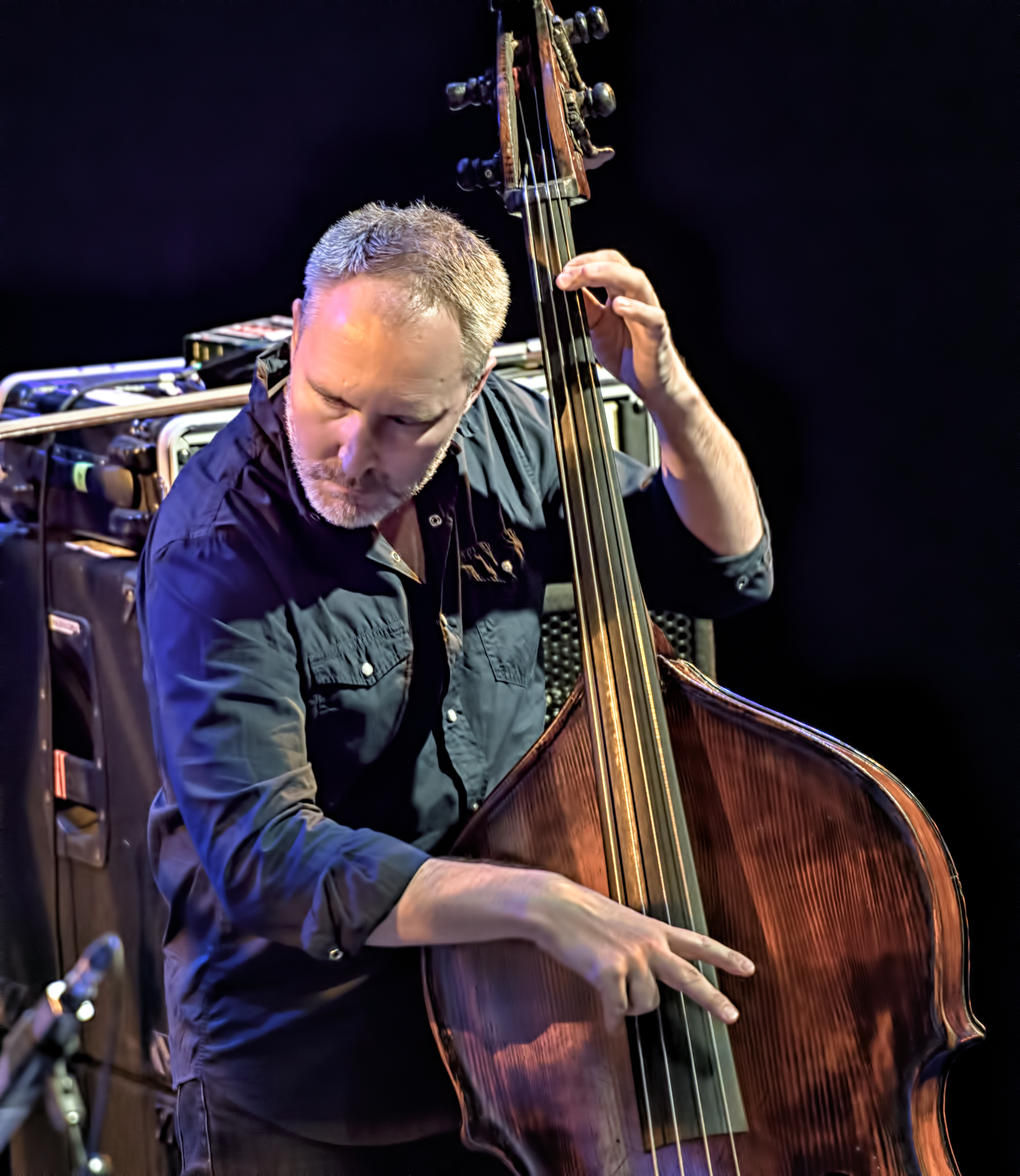 Reid Anderson with the Bad Plus at The Montreal International Jazz Festival 2017