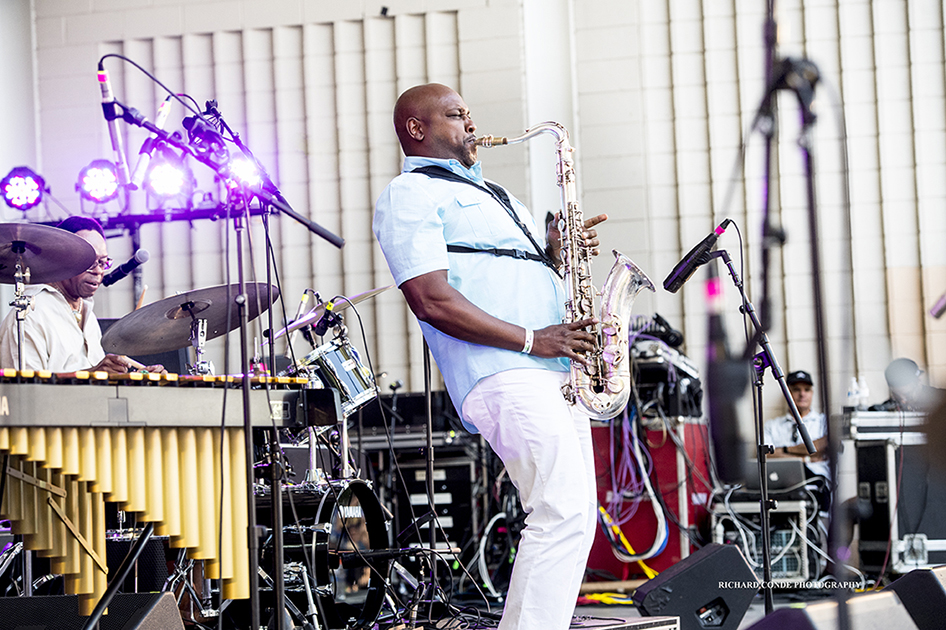 Abraham Burton at the 2017 Charlie Parker Jazz Festival