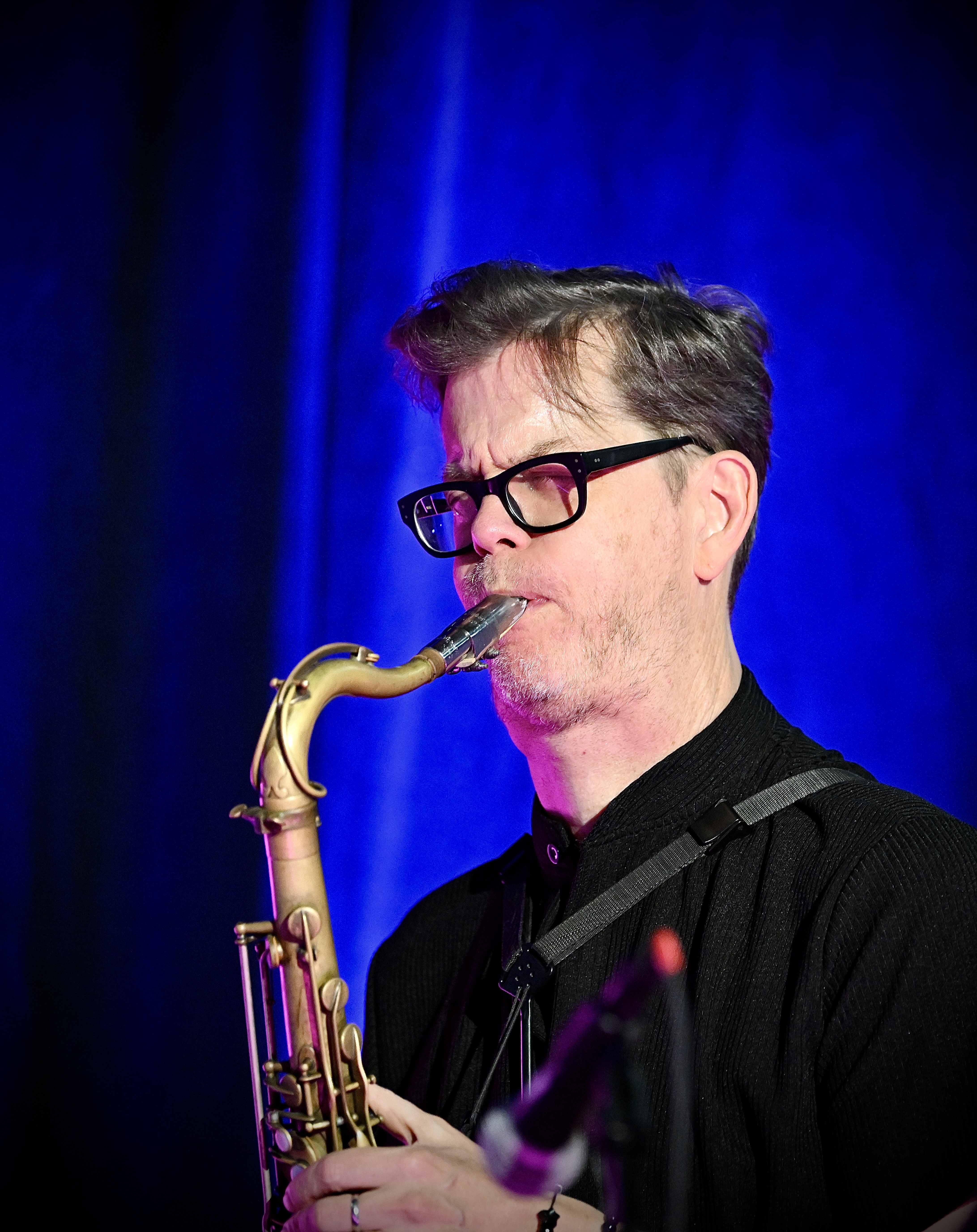 Donny McCaslin (with Kal Ferretti) — jazz photo by Dan Bilawsky | All About Jazz