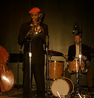 Julian Priester Trio with Jimmy Bennington, Drums Live at Fred Anderson's Velvet Lounge, Chicago, 2007.