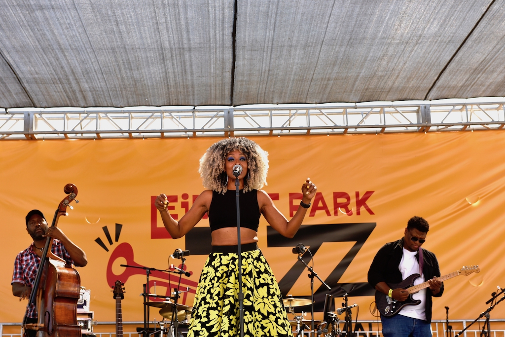 Sy Smith at the Leimert Park Jazz Festival 2021