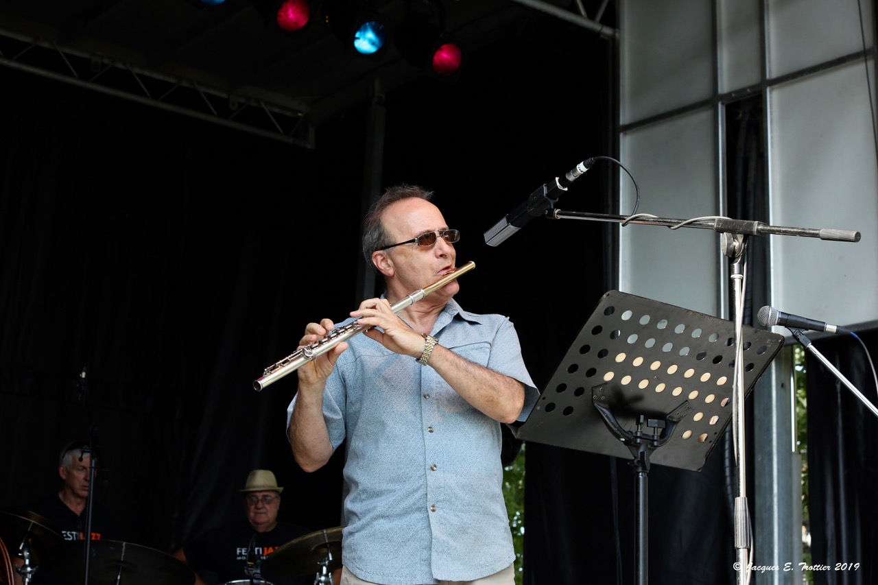 Sound check at Mont Tremblant Jazz Fest