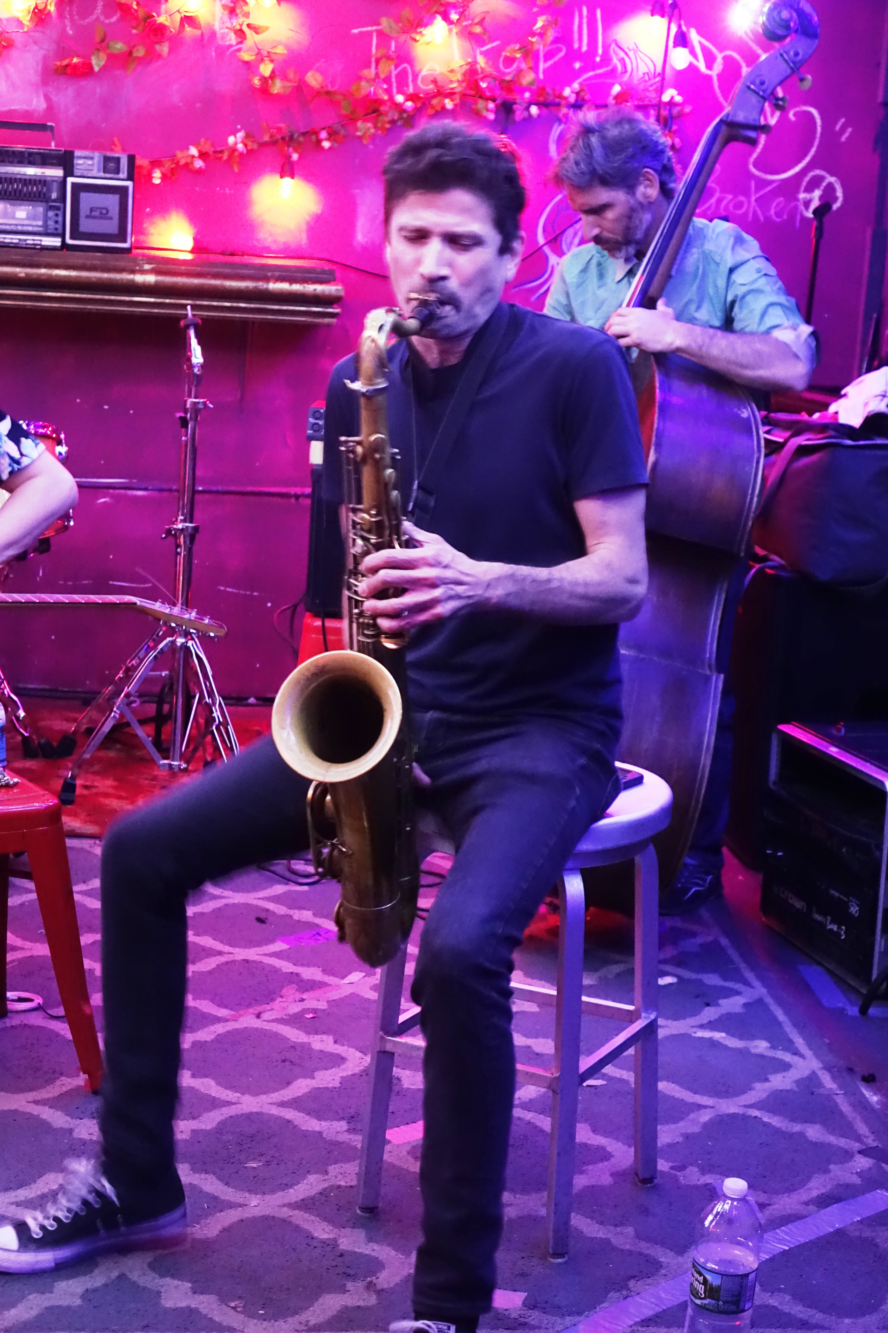 Stephen Gauci and Adam Lane at the Bushwick Public House, Brooklyn in May 2018