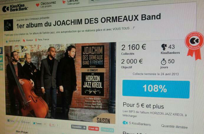 Crowdfunding campaing reached, album can born ;-)
