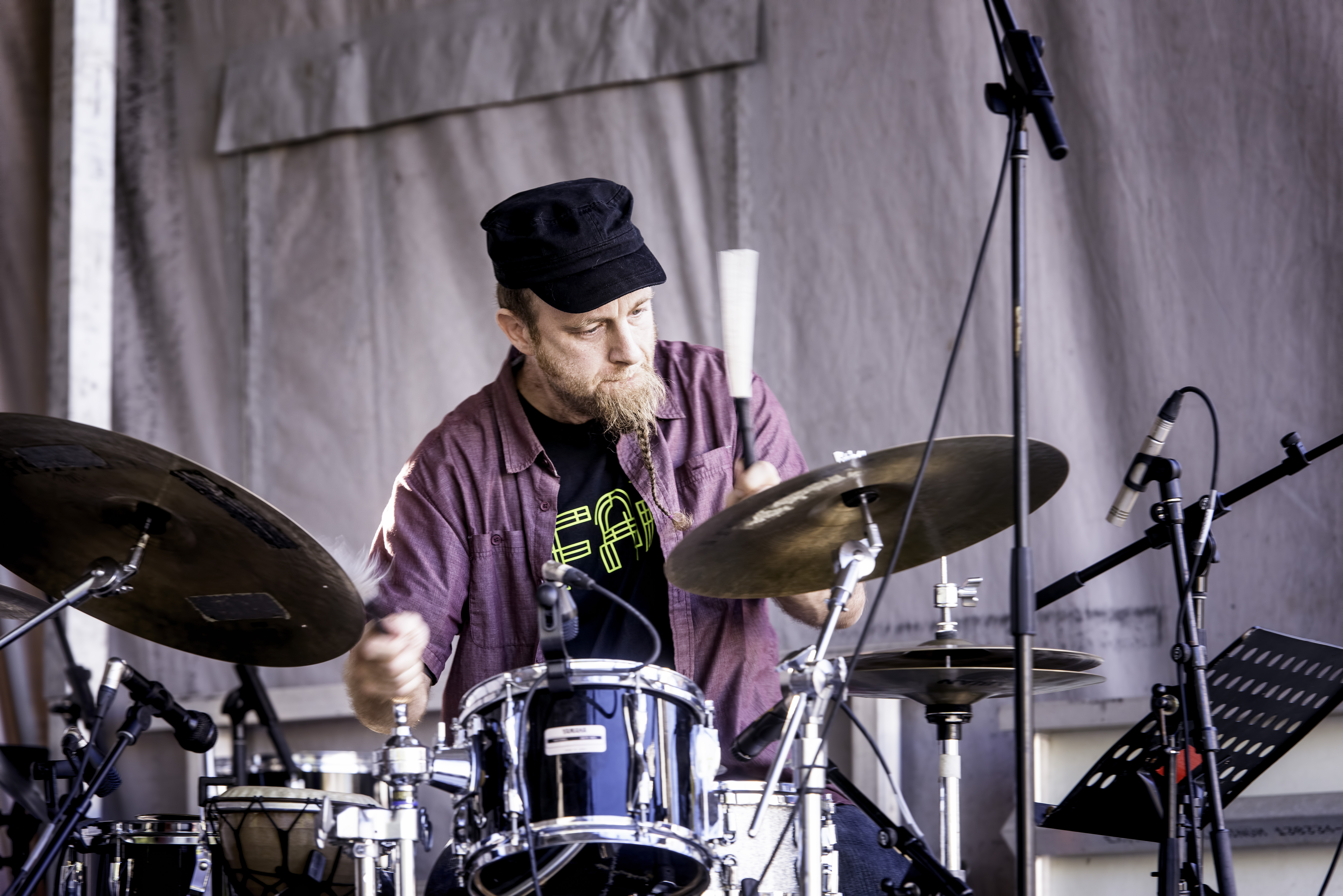 Ivan Bamford with the Eyevin Trio at the Guelph Jazz Festival 2019