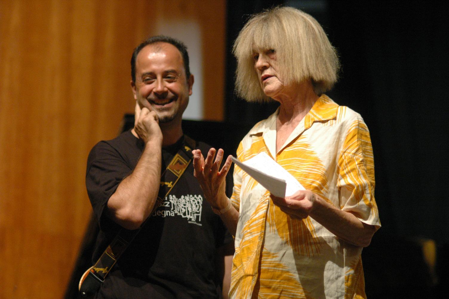 Roberto Tola, showtime with Carla Bley