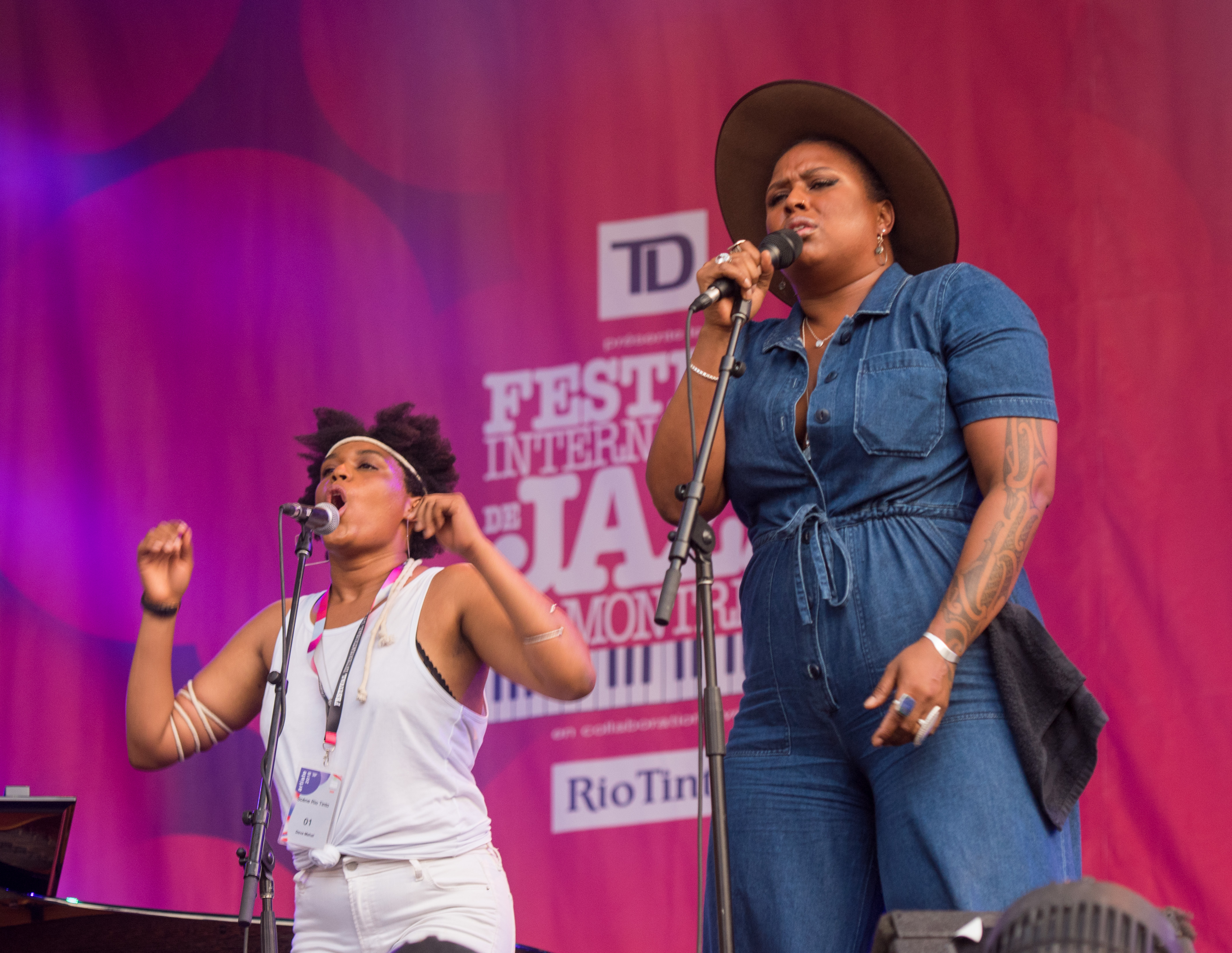 Zoe Moon and Deva Mahal At The Montreal International Jazz Festival 2018