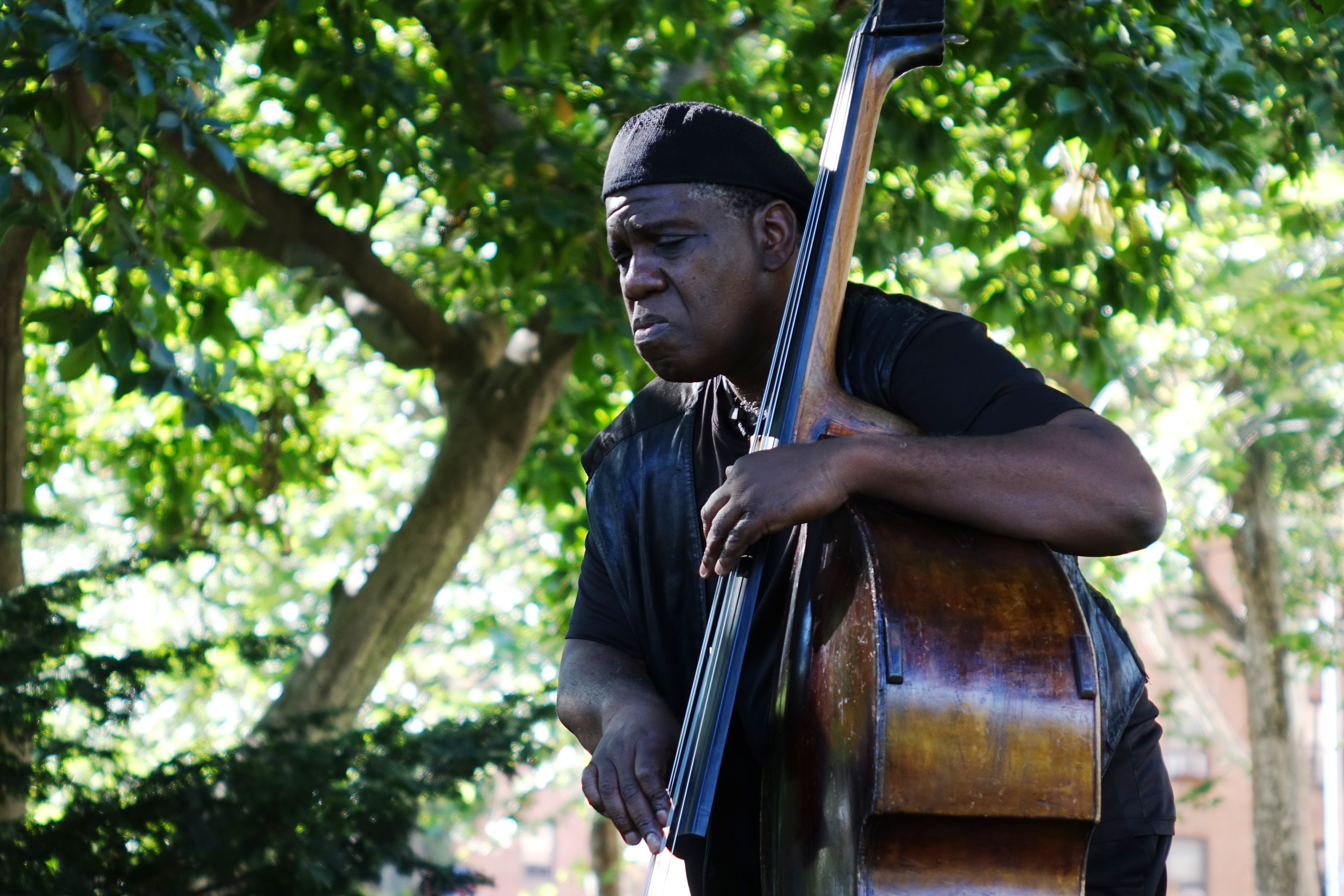 Hilliard Greene in Corlears Hook Park in September 2017