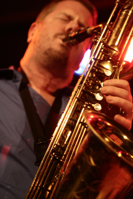 Ken Vandermark with "Vandermark 5" at the Sud Des Alpes, Amr, Geneva, Switzerland, 2005