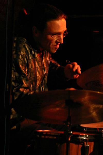 Antoine Banville with "Jean-Philippe Viret Trio" at Amr, Sud Des Alpes, Geneva, Switzerland, 2004