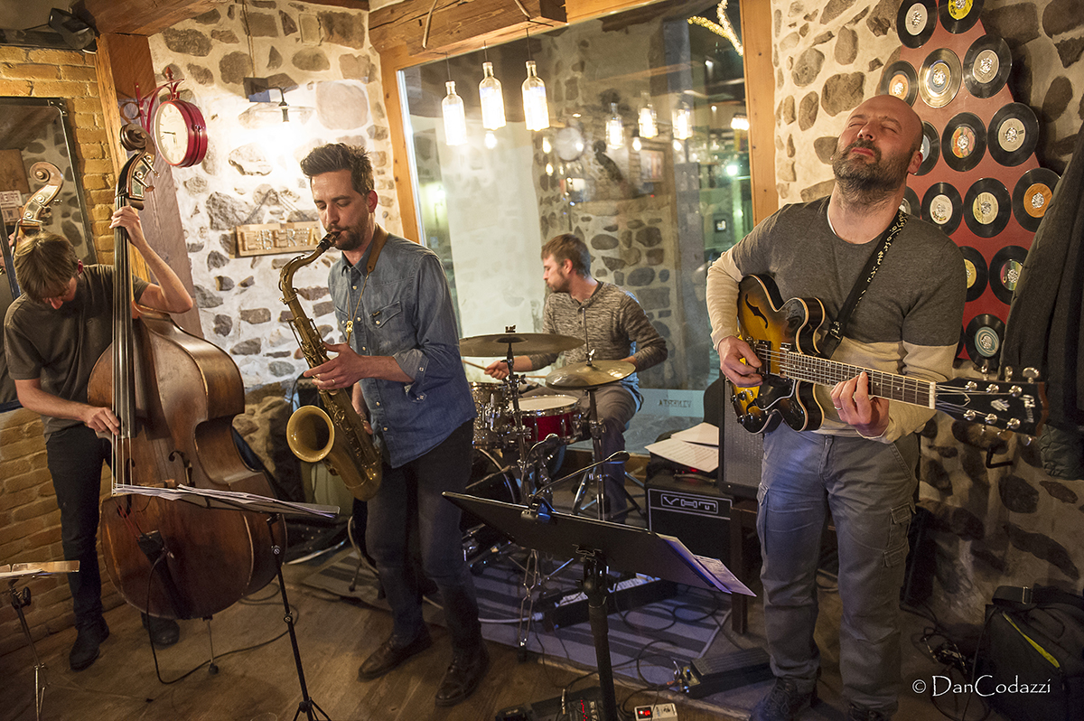 Roberto Bindoni "Unquiet" quartet, Dolomiti ski jazz 2019