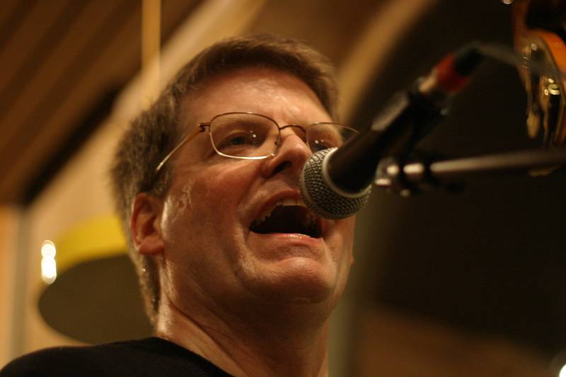 Scott Andersen with the Swing Sollicitors at the Restaurant Des Halles de L'Ile, Geneva, Switzerland 2005