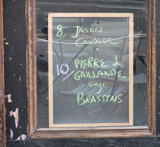 The Sign at Barbes for the Gig