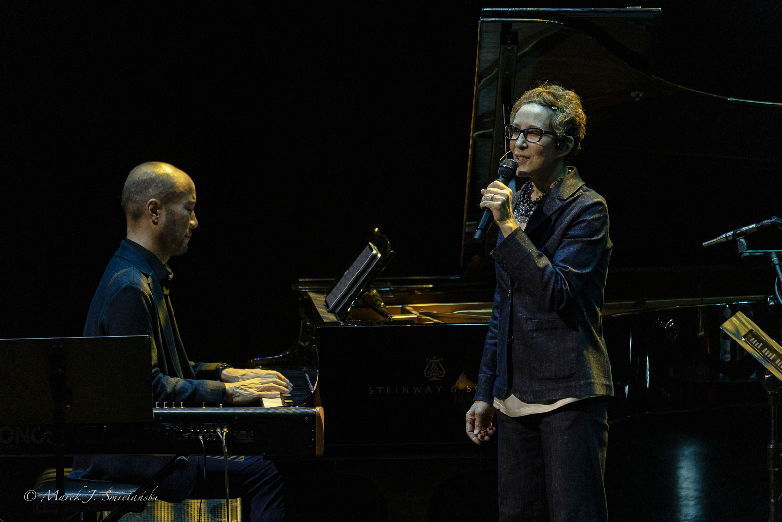 Art Hirahara & Stacey Kent — jazz photo by Marek J. Śmietański | All About Jazz