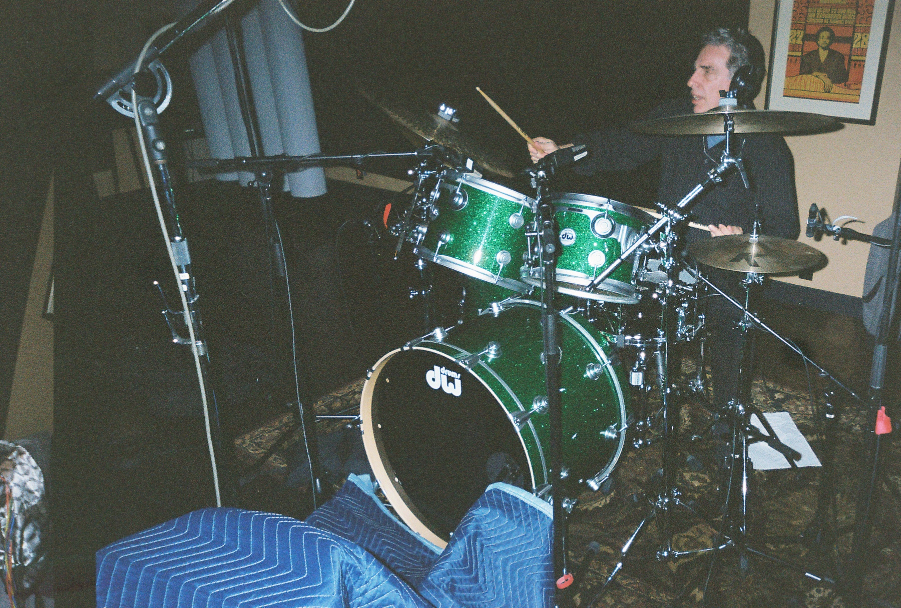 Headhunters Super Drummer Mike Clark on a Tony Adamo Recording Session