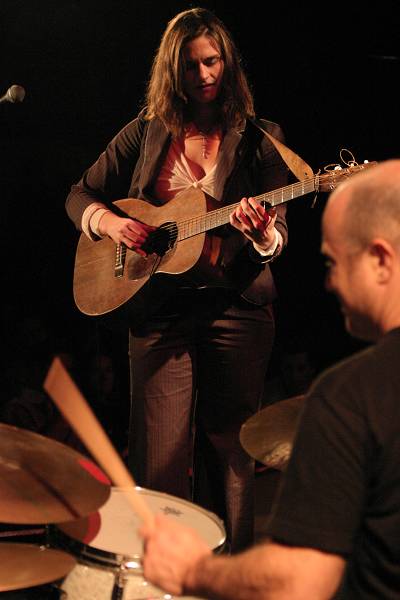 Madeleine Peyroux and Ben Perowski at the Cully Jazz Festival, Switzerland, 2005