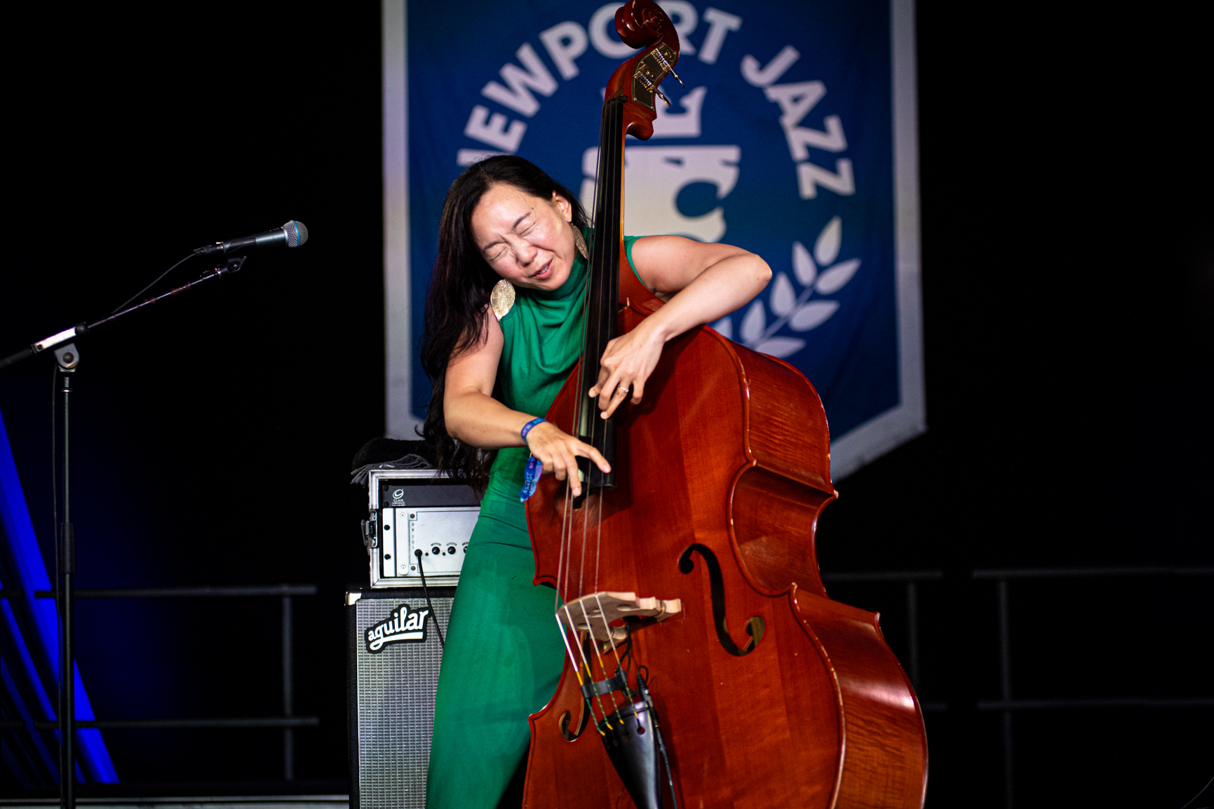 Linda May Han at the 2026 Newport Jazz Festival — jazz photo by Richard Conde | All About Jazz