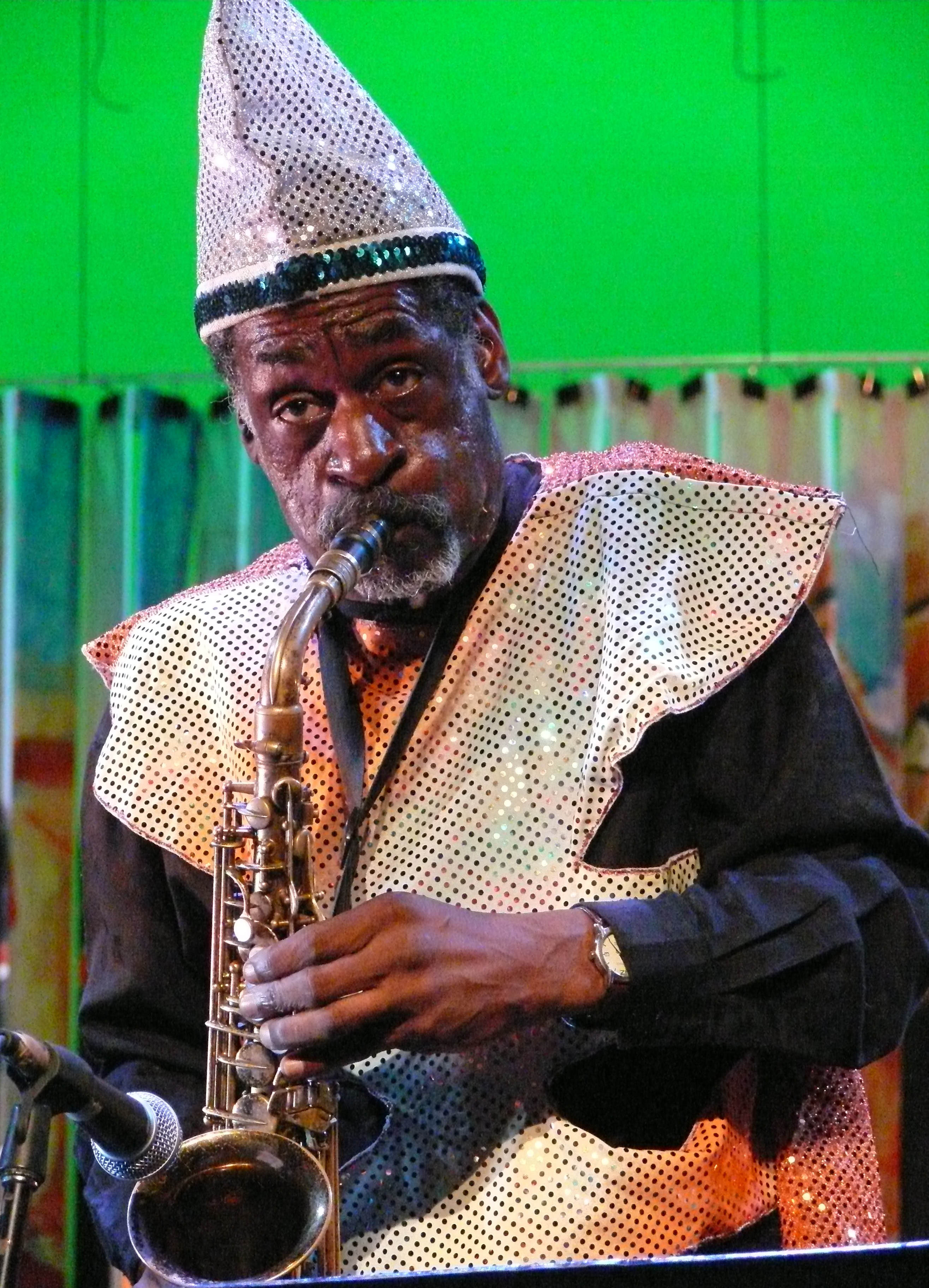 Knoel Scott with the Sun Ra Arkestra at Vision Festival 2009