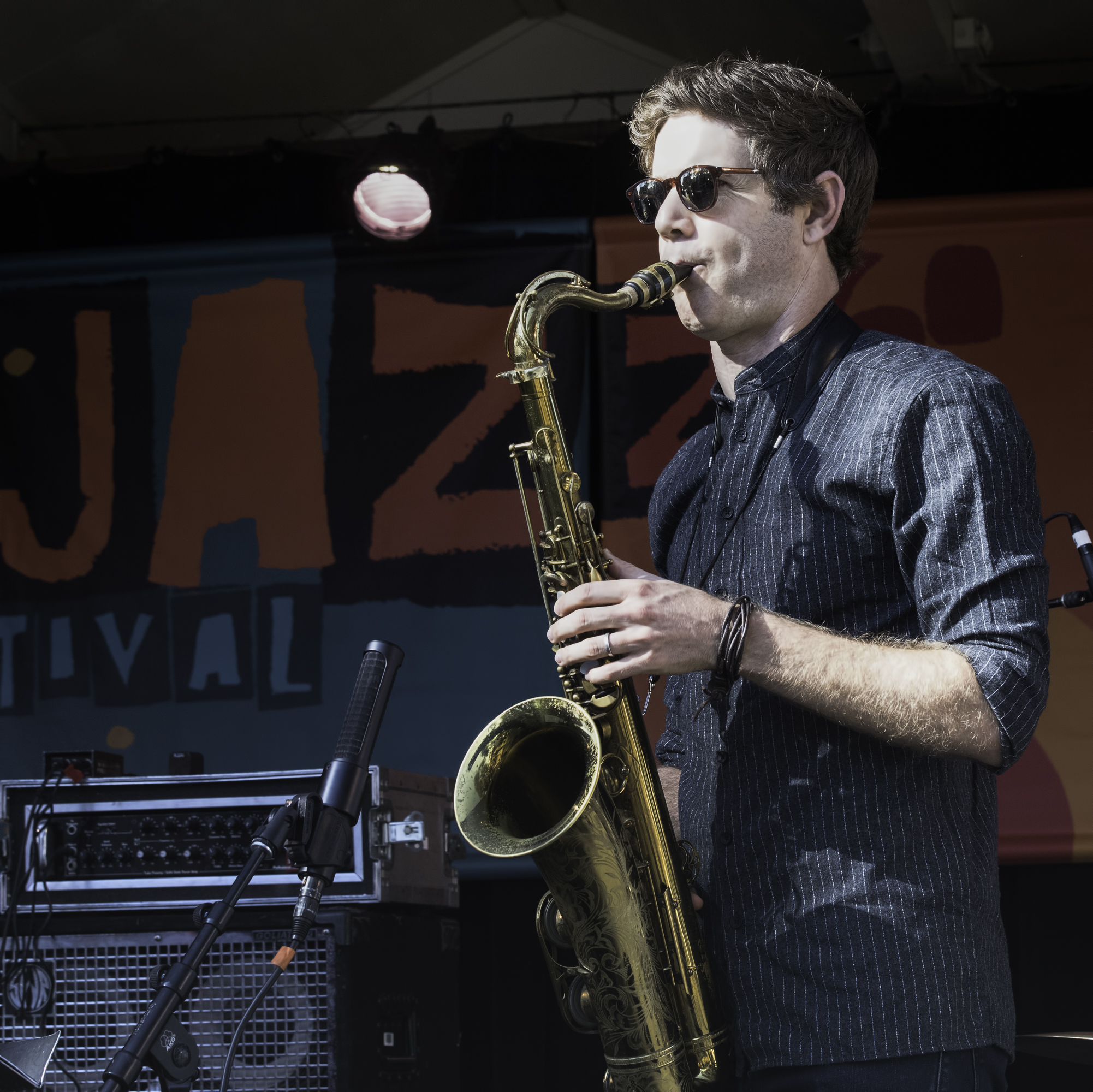 Ben Wendel with the Linda May Han Oh Quintet at the Monterey Jazz Festival