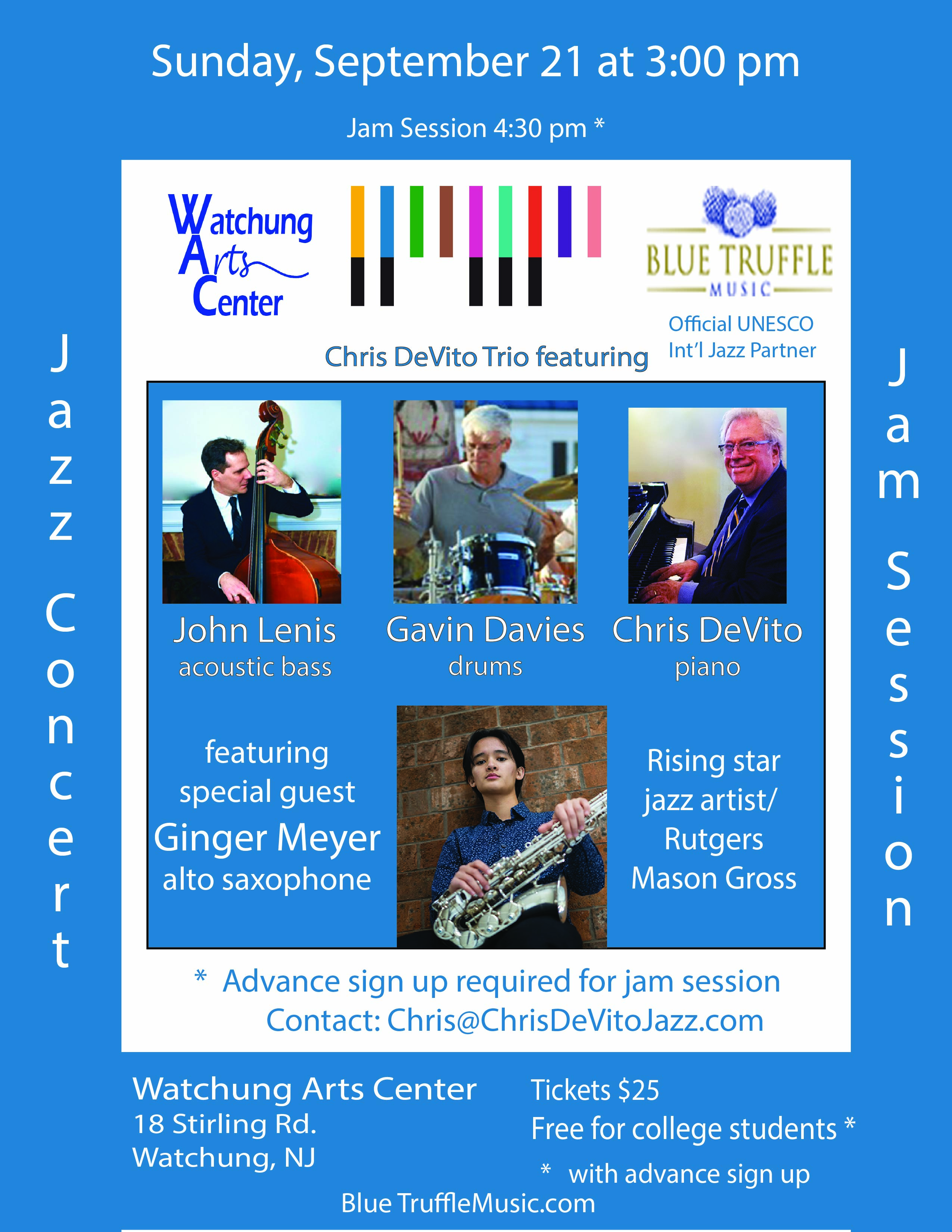 Chris Devito Trio With Ginger Meyer
