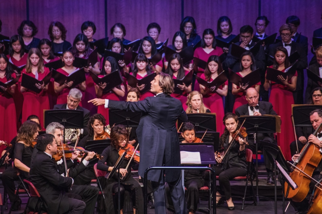 Los Angeles Virtuosi Orchestra conducted by Carlo Ponti with Piano Soloist HyeJin Park and Italian Tenor Pasquale Esposito with encore song dedicated to Sophia Loren