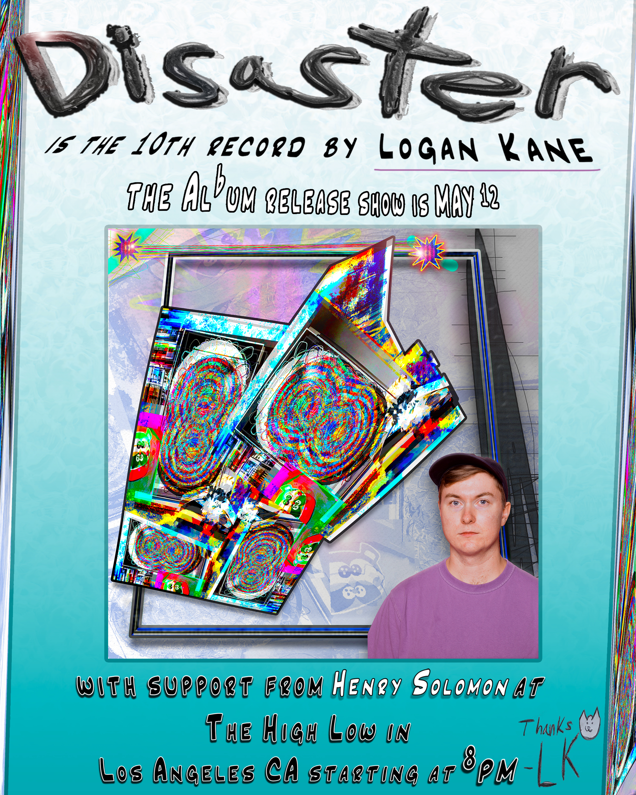 Logan Kane "disaster" Album Release Show + Henry Solomon
