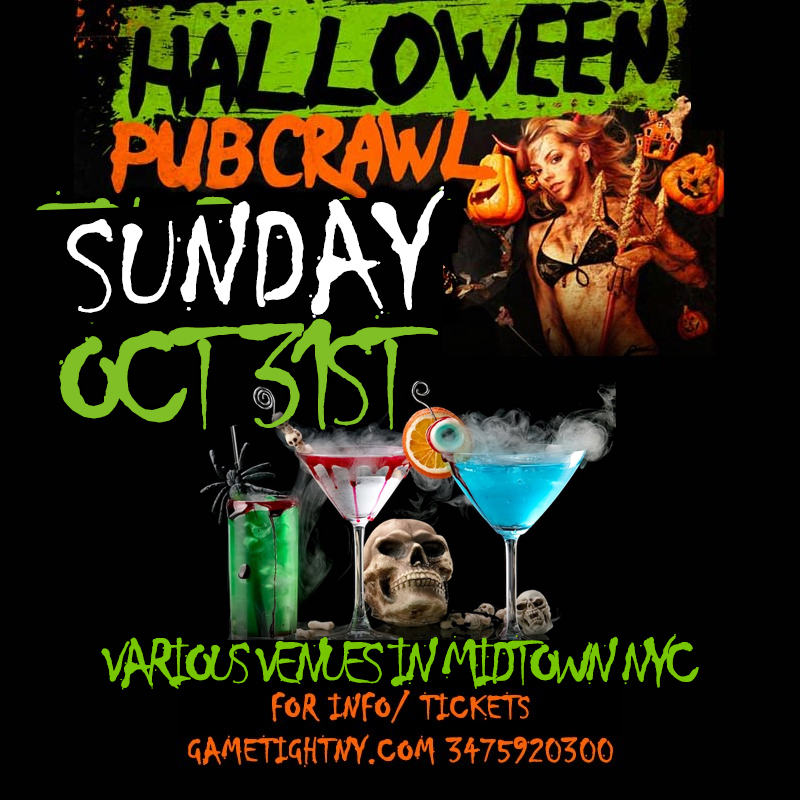 NYC Halloween Pub Crawl 2021