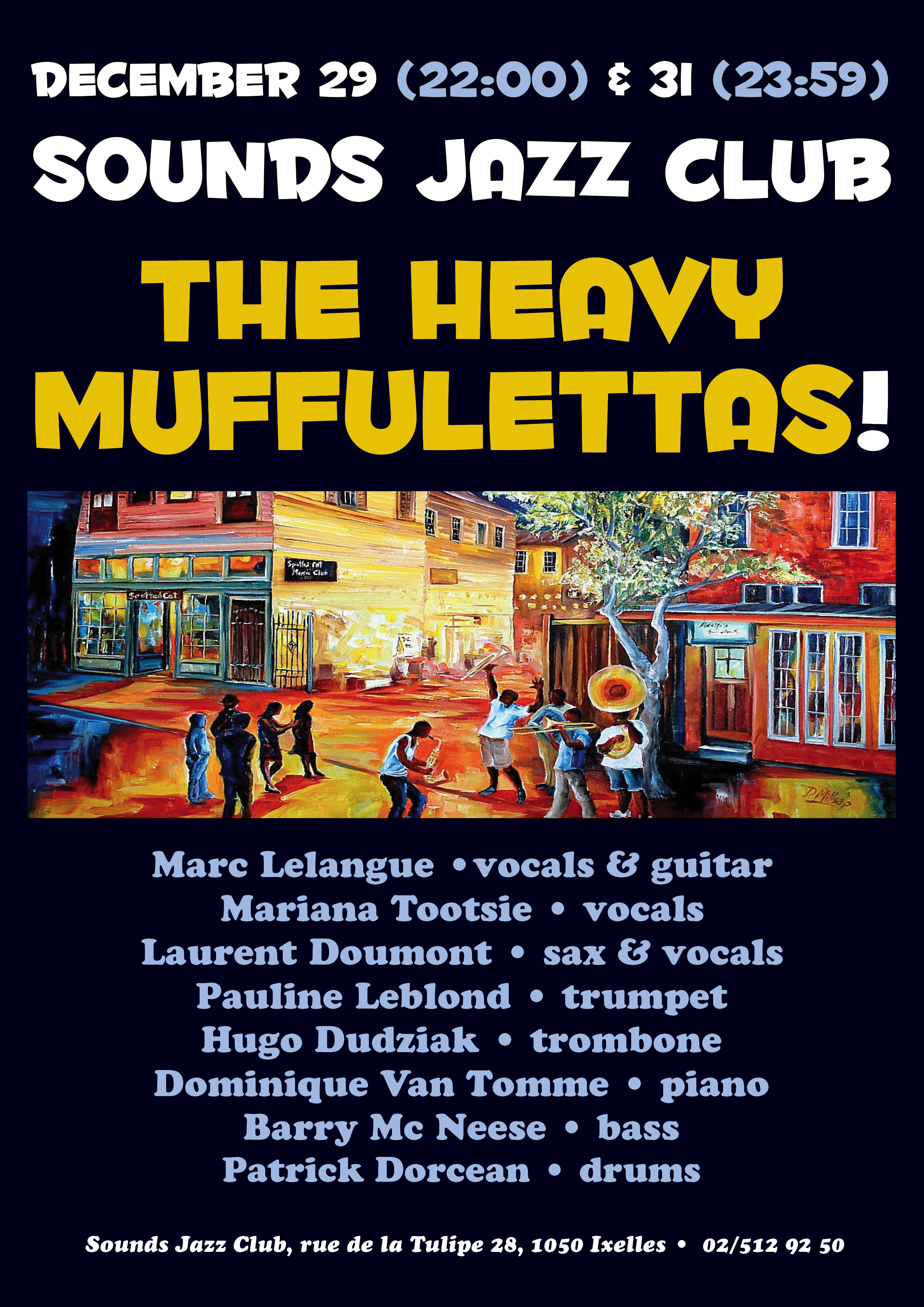 Happy New (Orleans) Year with The Heavy Muffulettas !