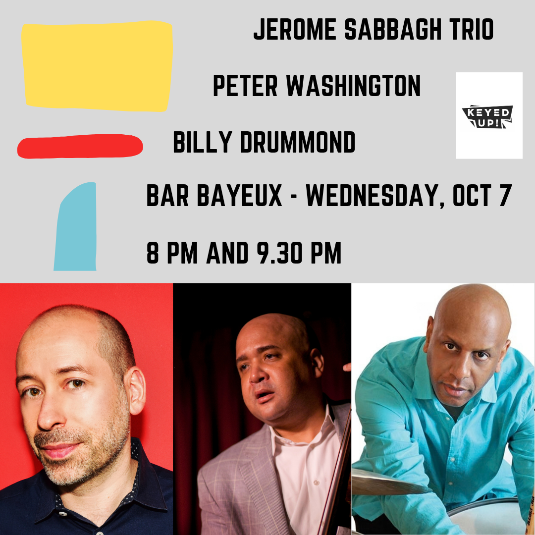 Jerome Sabbagh Trio Ft. Peter Washington And Billy Drummond — jazz photo by Jerome Sabbagh | All About Jazz