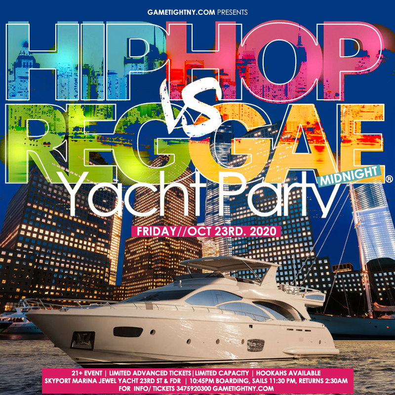 Manhattan Hip Hop Vs Reggae® Midnight Cruise Skyport Marina Jewel Yacht