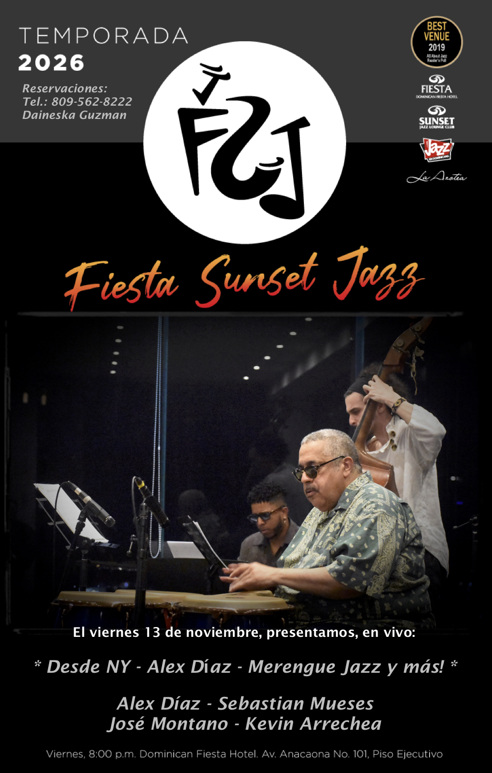 From Ny - Alex Díaz - Merengue Jazz And More! — jazz photo by Fernando Rodriguez De Mondesert | All About Jazz