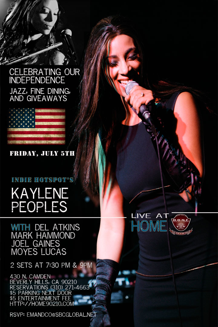 Kaylene peoples at h.o.m.e beverly hills 7/5/13