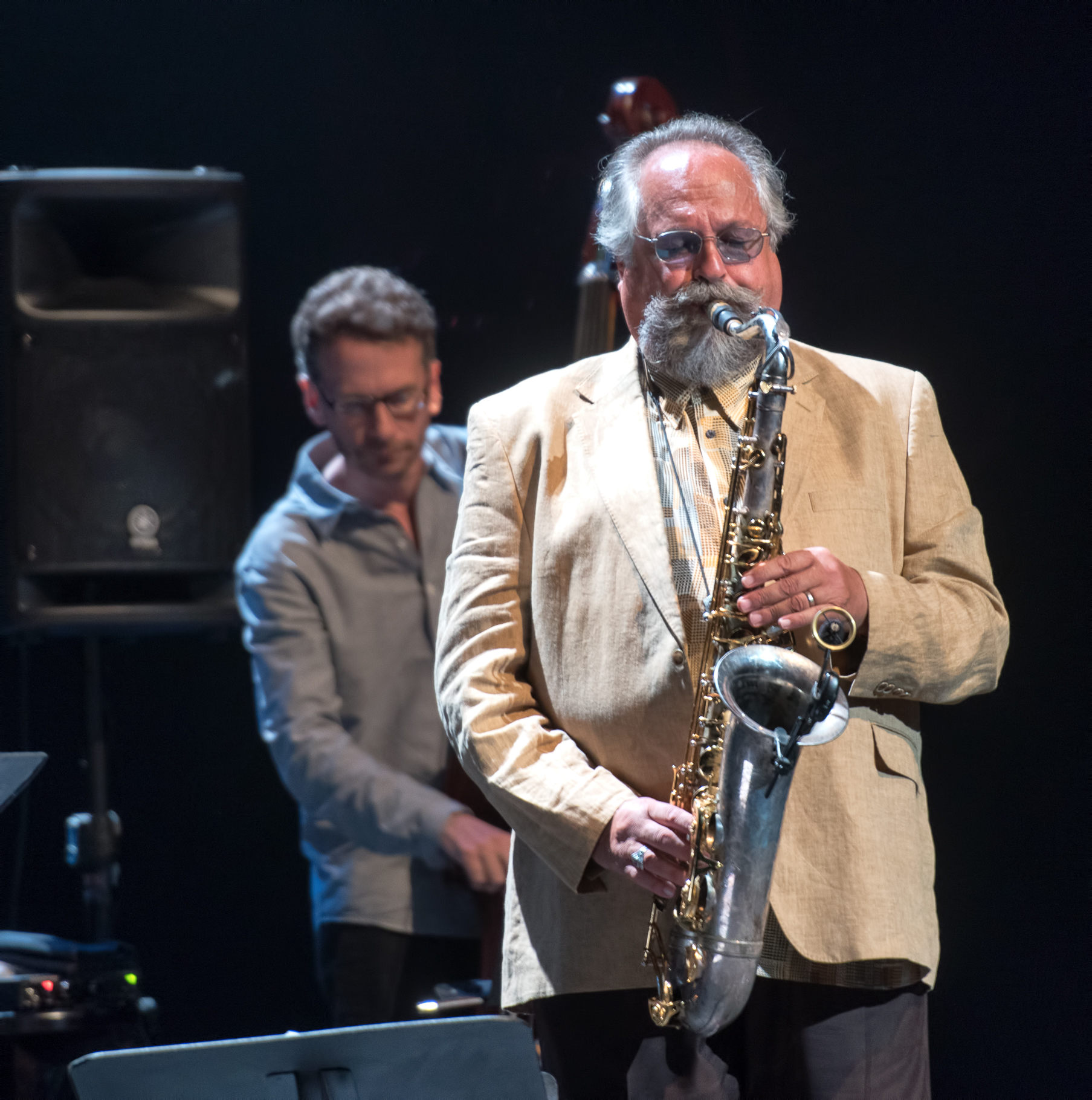 Joe Lovano and Larry Grenadier with the John Scofield - Joe Lovano Quartet at the Montreal International Jazz Festival 2015