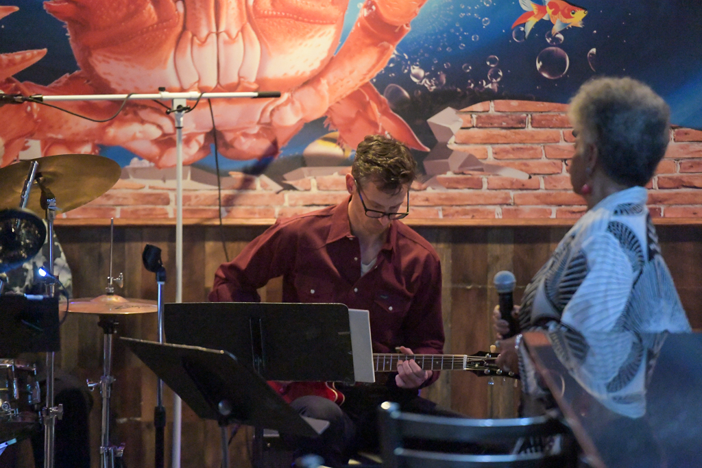 Max Malgram on guitar