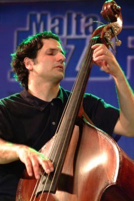 John Patitucci in the Wayne Shorter Band Together with Danilo Perez and Brian Blade at the 2003 Malta Jazz Festival