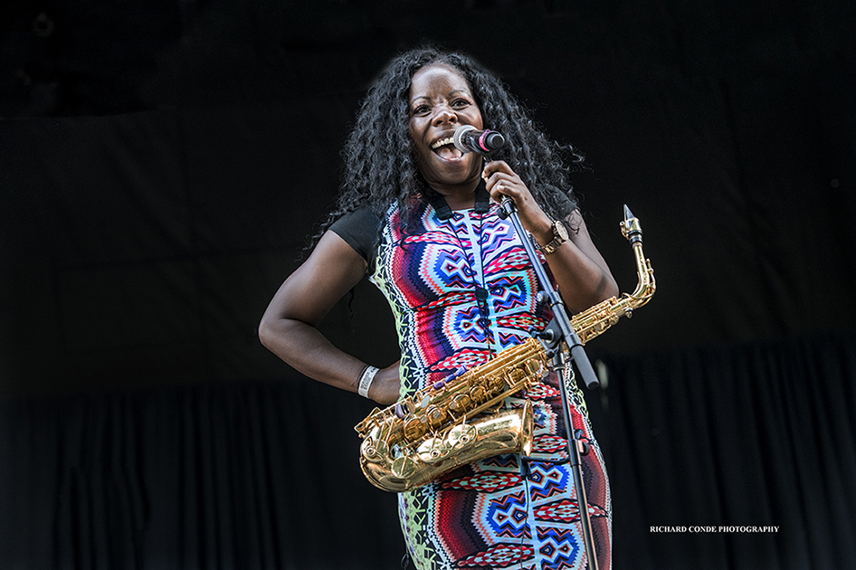 Tia Fuller at the 2017 Charlie Parker Jazz Festival