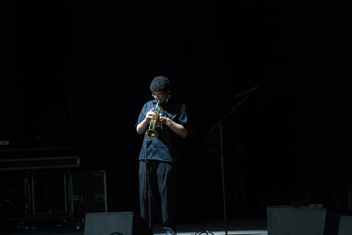 Josh Evans at the 2021 Freihofer's Saratoga Jazz Festival